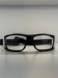 Black sport goggles