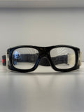 Black sport goggles