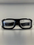 Black sport goggles