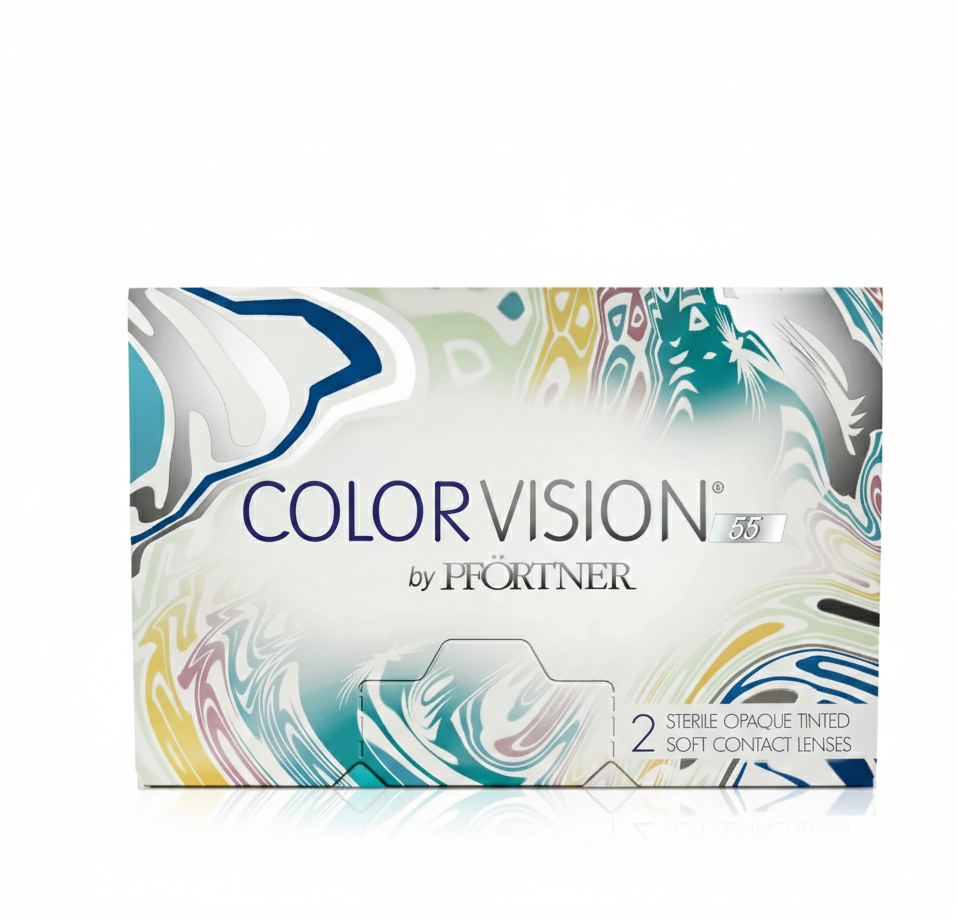 Color vision - colored contact lenses