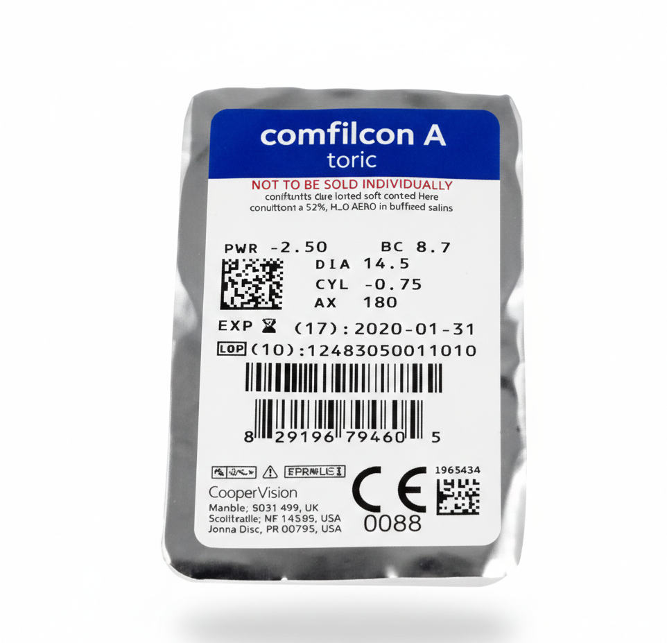 Biofinity Toric- contact lenses with astigmatism - 1 pair