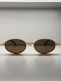 Oval Metal Sunglasses-WL2028