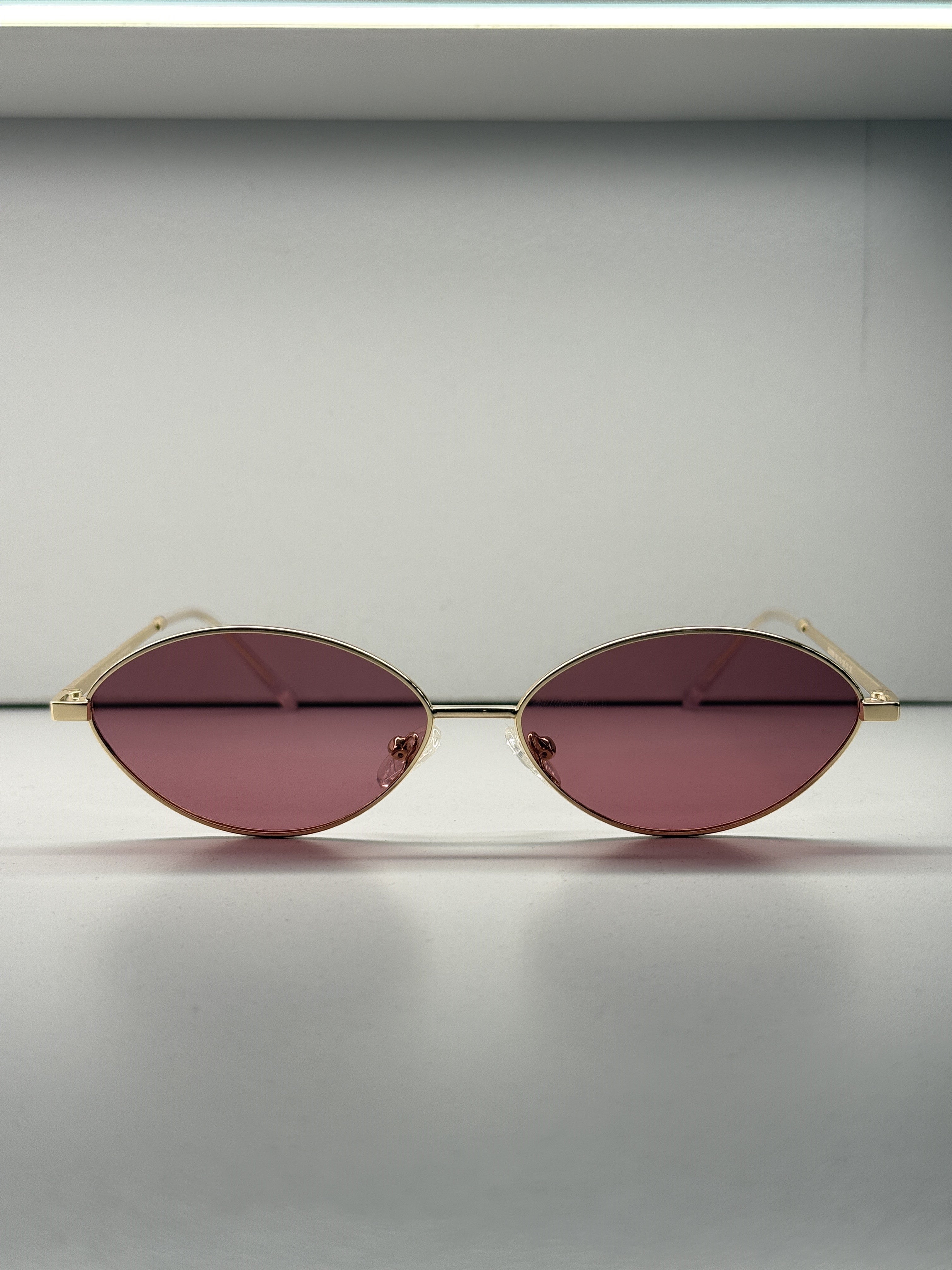 Trendy oval sunglasses-GL9308