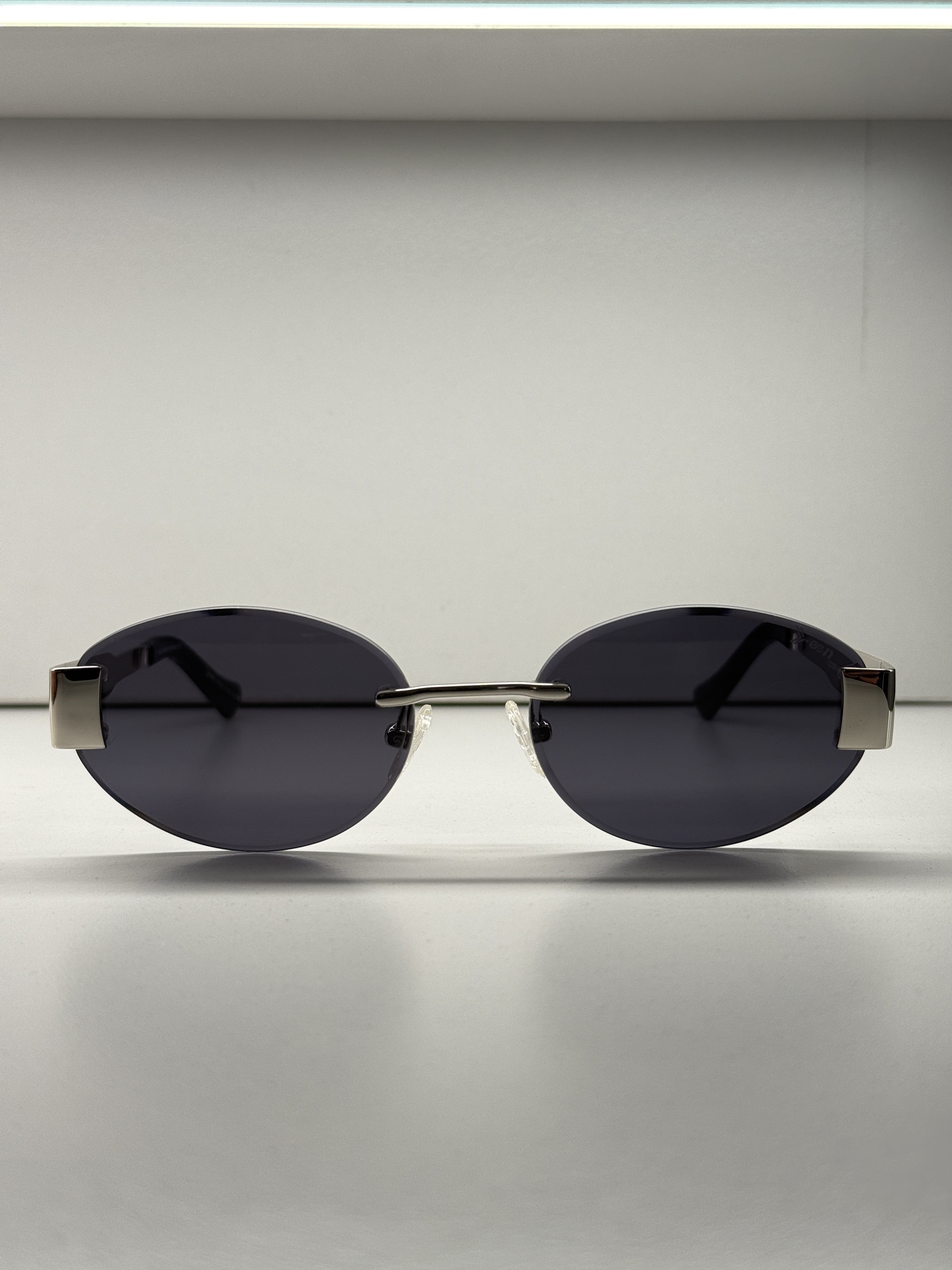 Frameless Oval sunglasses- GLT9288