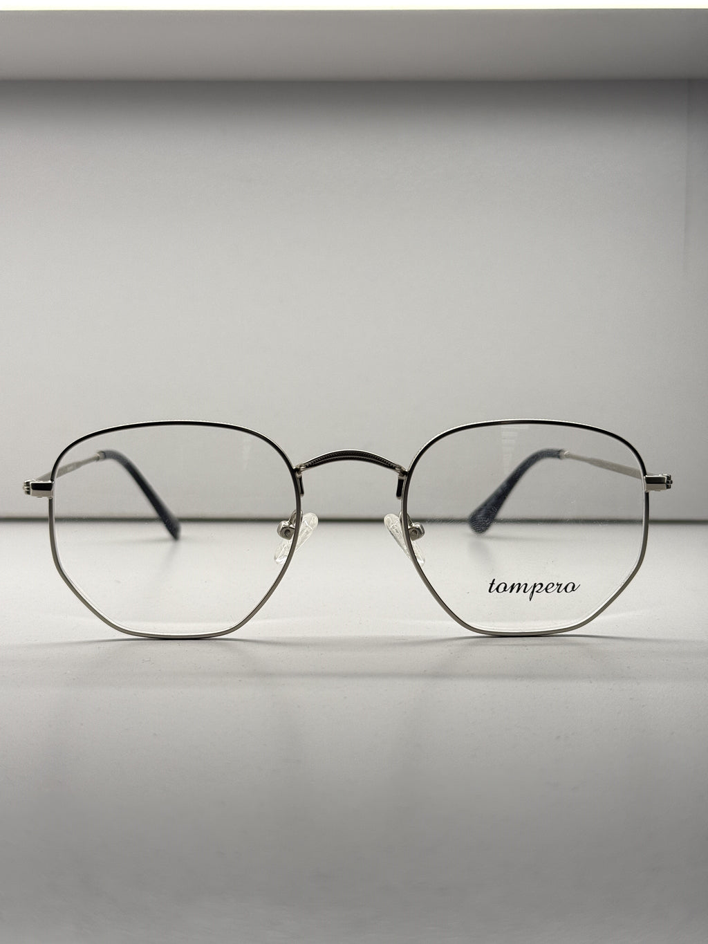Silver Clip on eyeglasses- YC3041