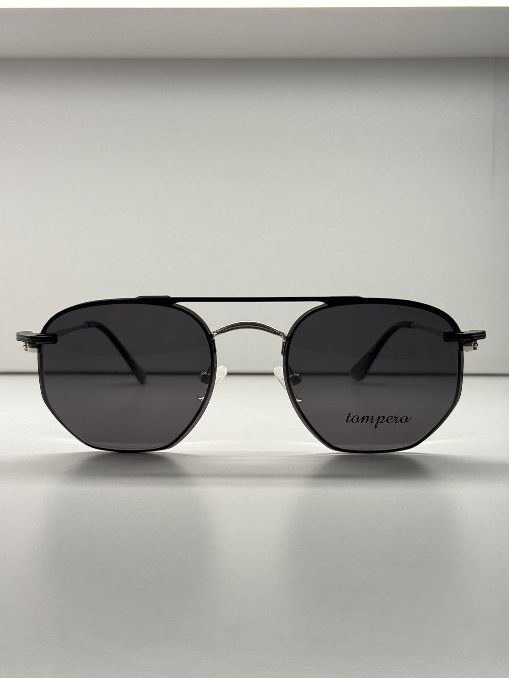 Silver Clip on eyeglasses- YC3041