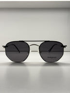 Silver Clip on eyeglasses- YC3041