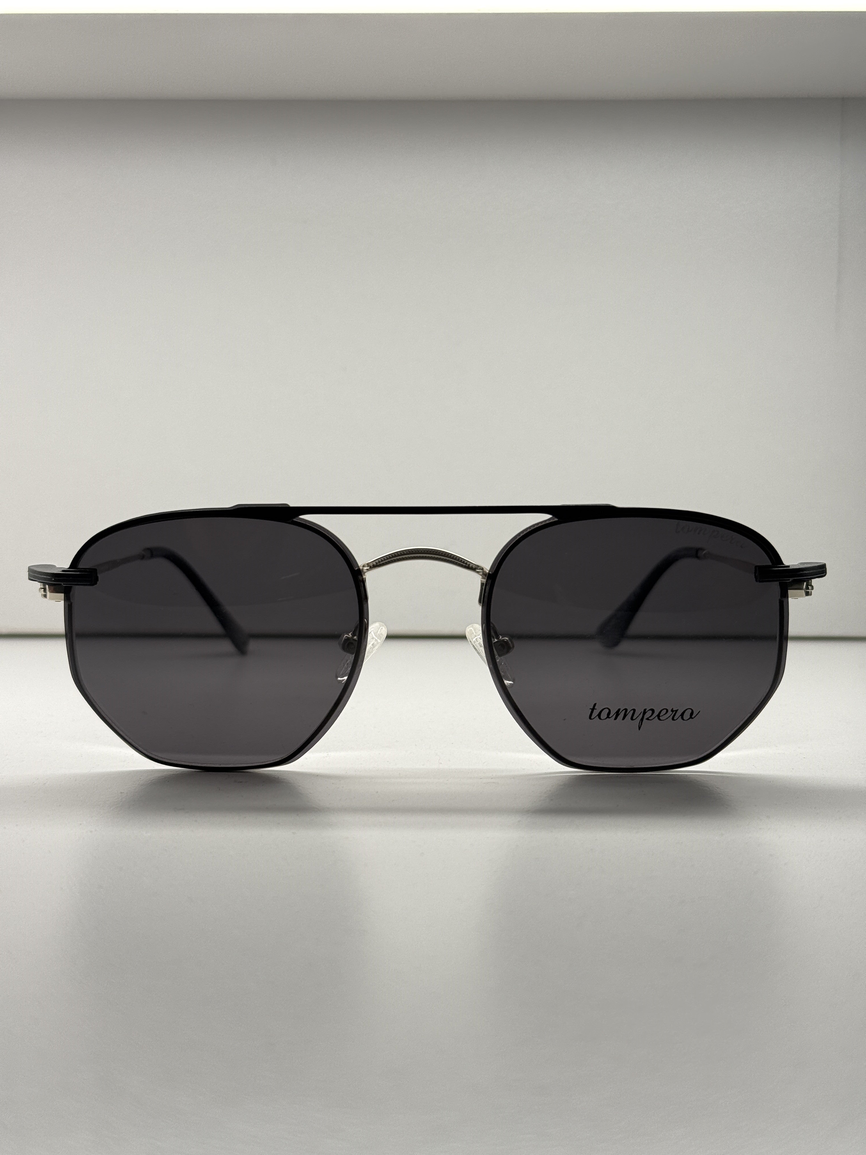 Silver Clip on eyeglasses- YC3041