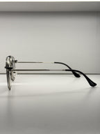 Silver Clip on eyeglasses- YC3041