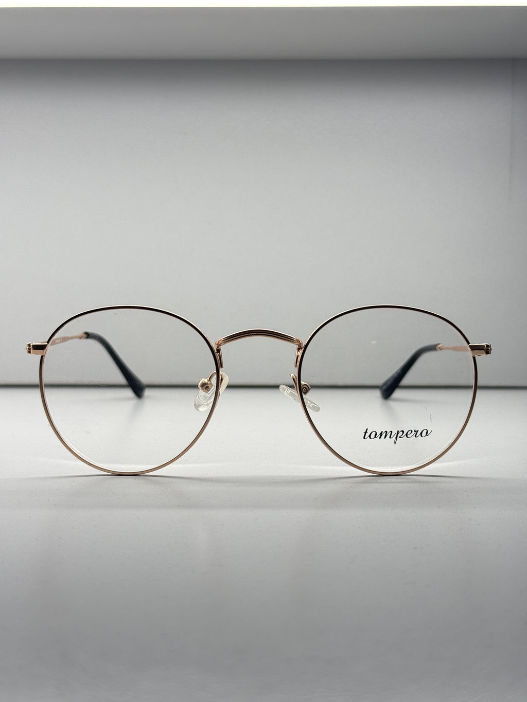 Rose gold clip-on Eyeglasses-YC3040