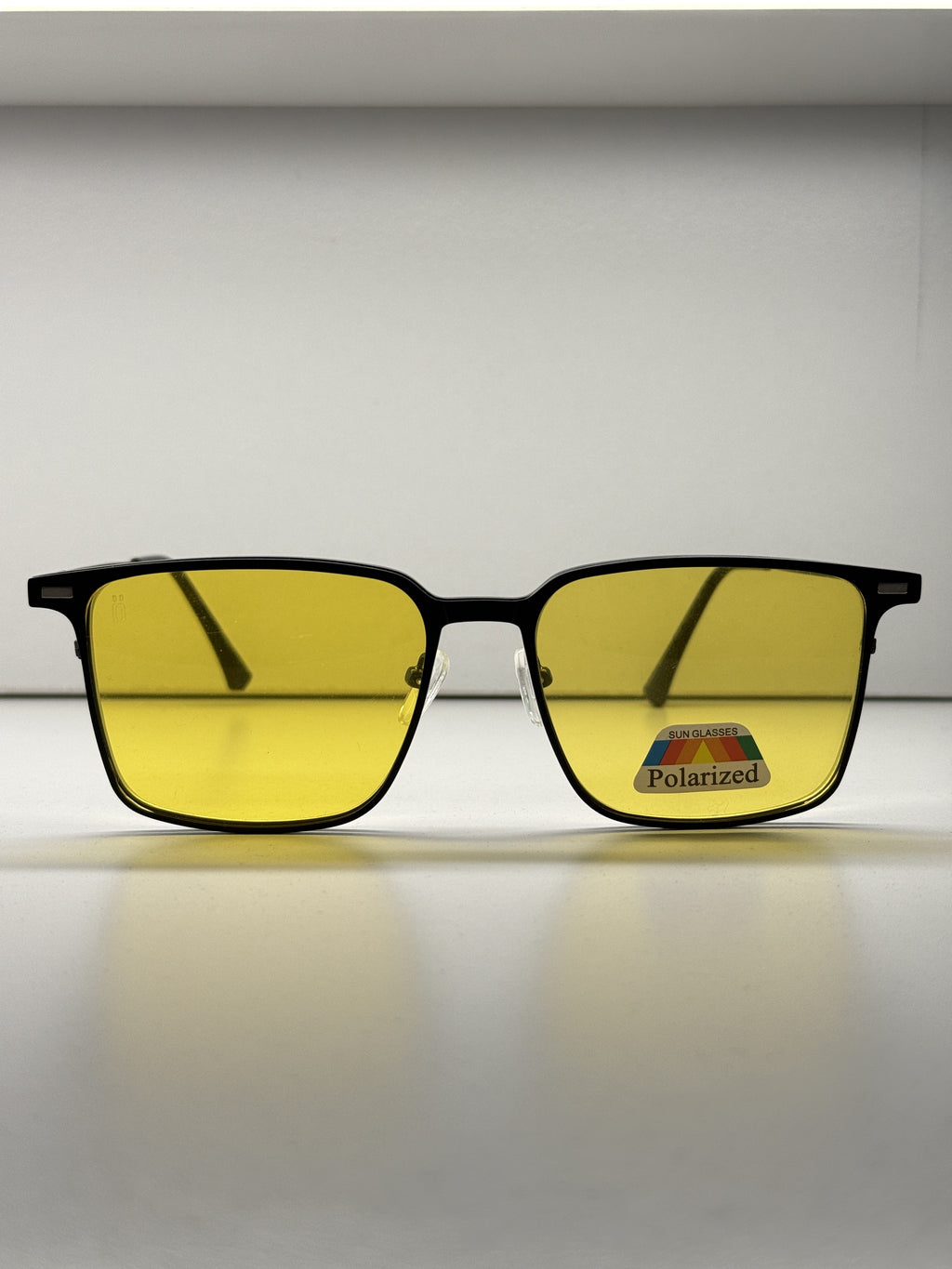 Metal Double clip-on Eyeglasses- 8007