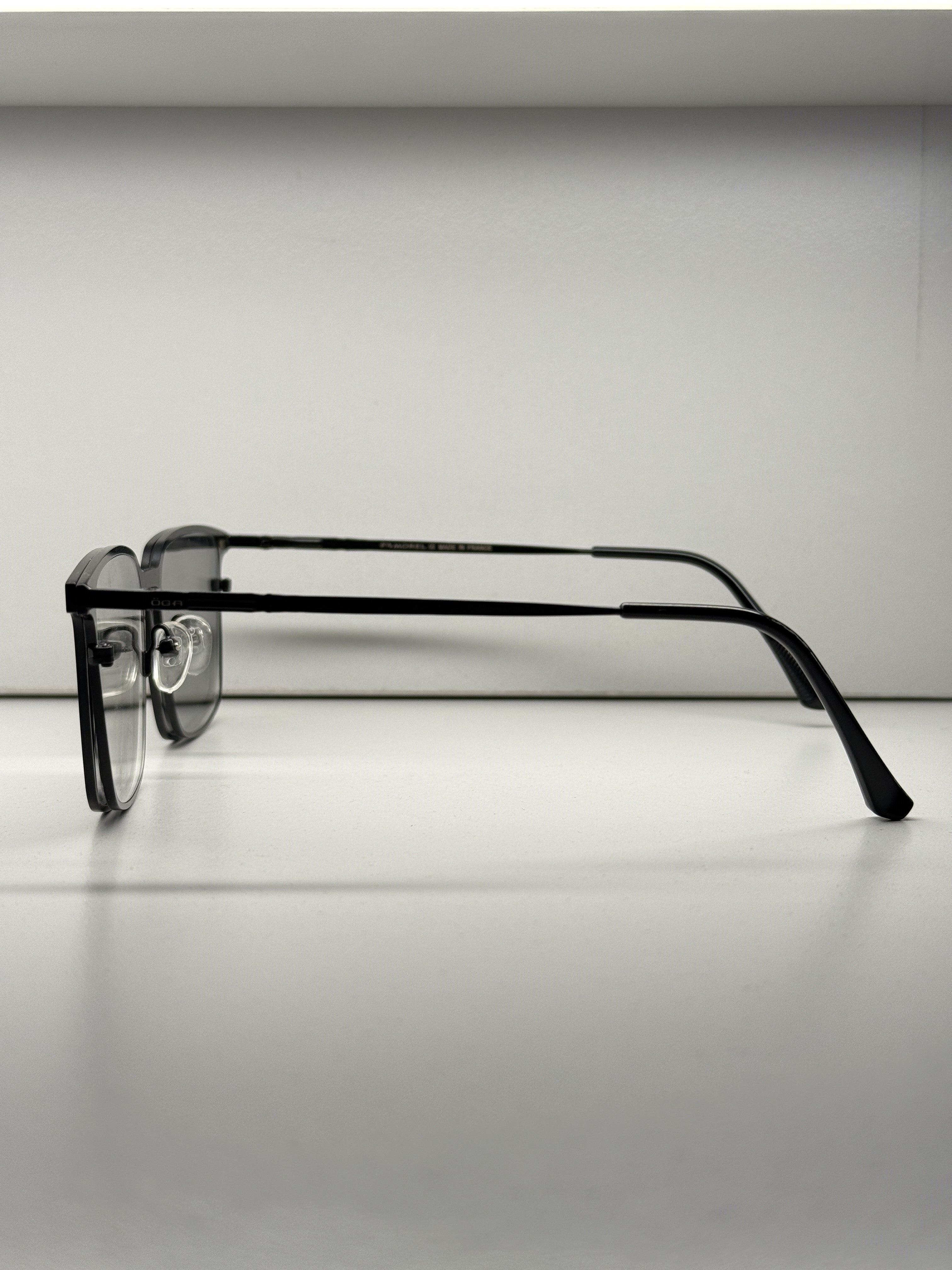 Metal Double clip-on Eyeglasses- 8007