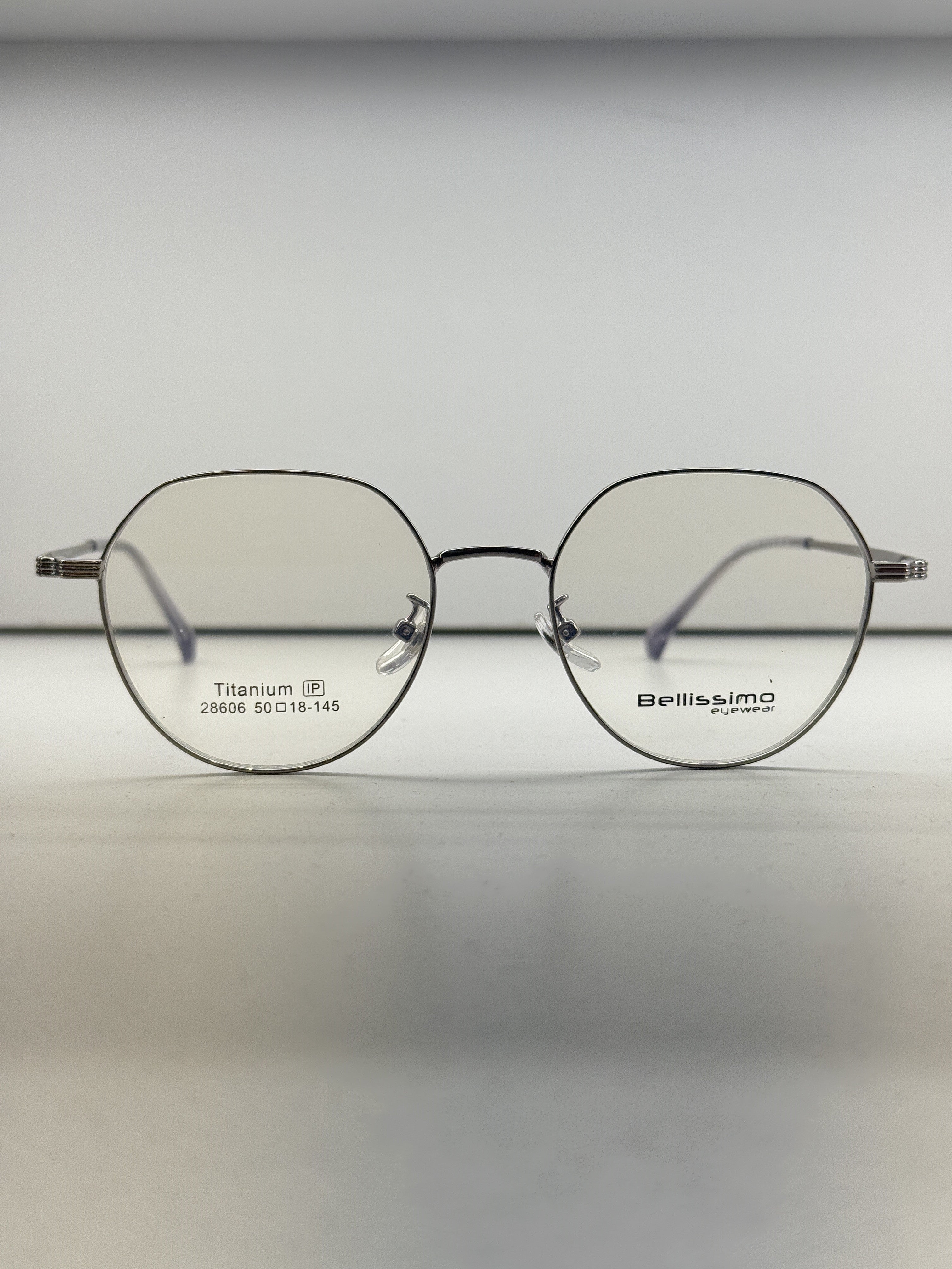 Titanium silver eyeglasses-28606