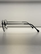 Metal black eyeglasss-606