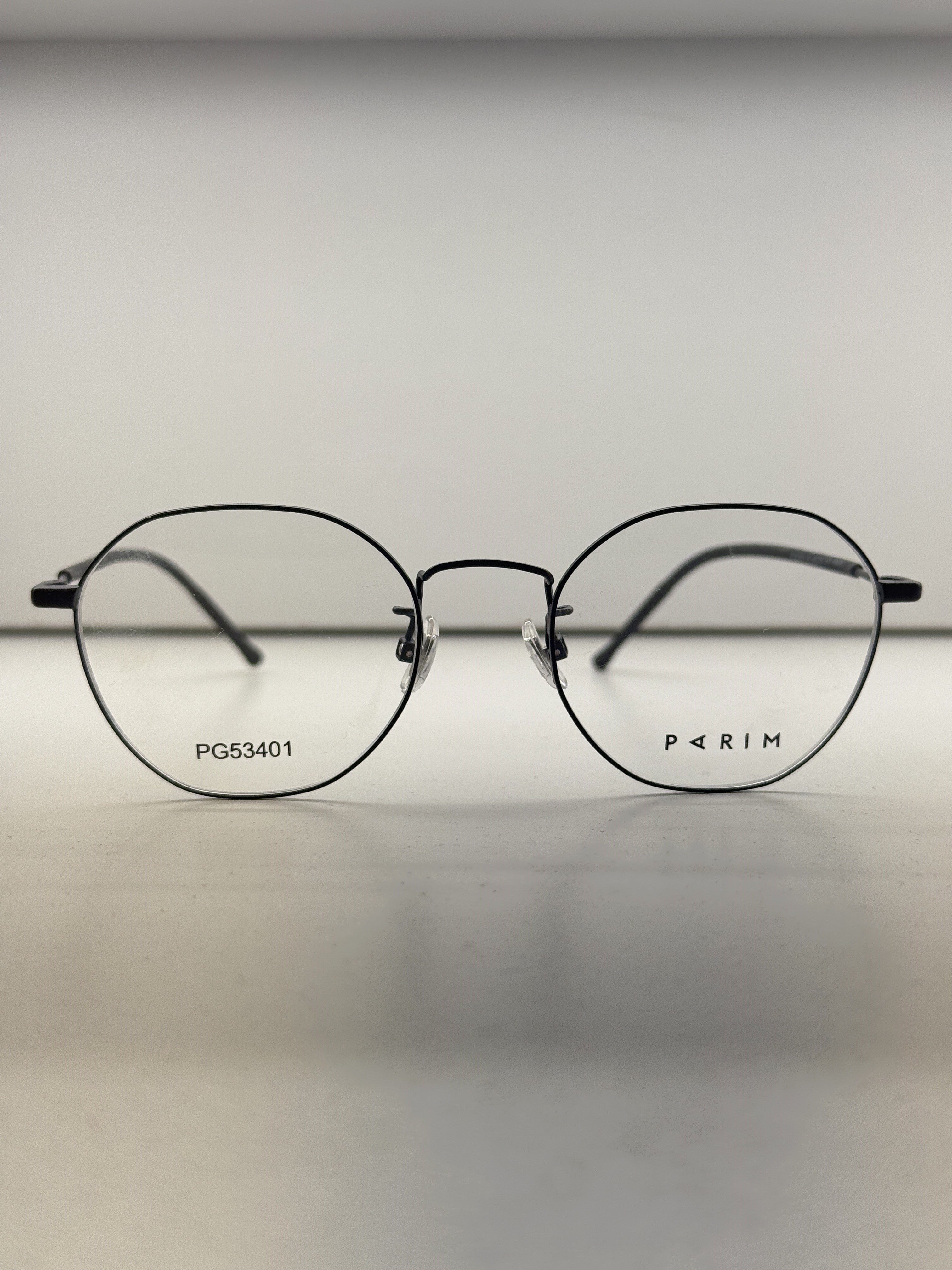 Metal semi-riund eyelasses- PG53401